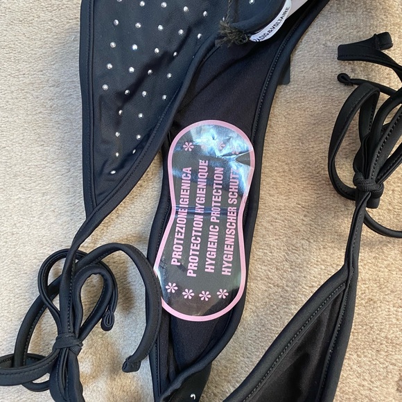 Zadig & Voltaire studded bikini black 42 NWT - Picture 5 of 8